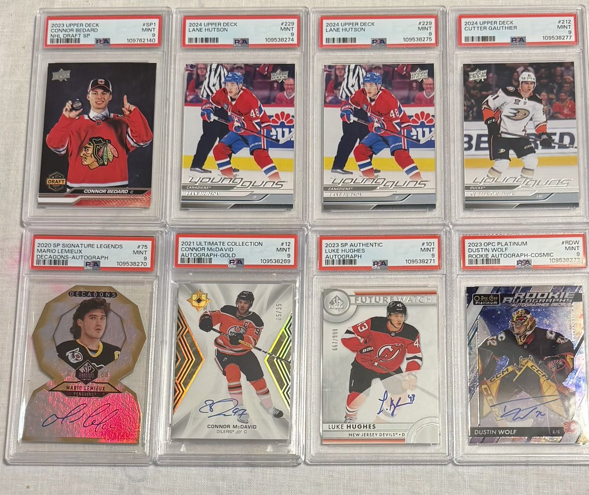 Nines for daaaaaaaaaaaays! #thehobby #collect #hockeycards #nhl