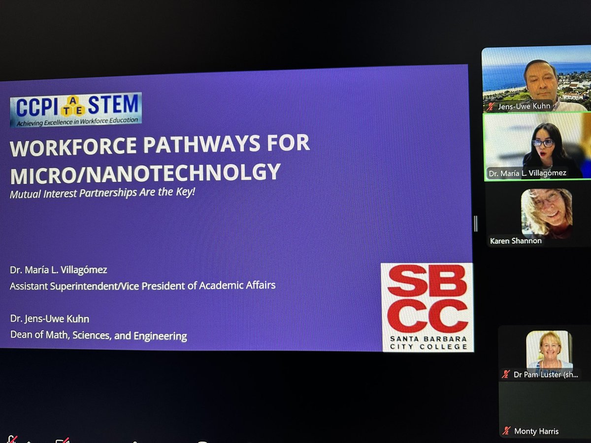 Dr Pamela Luster #EquityAvengers #RealCollegePrez (@drpamluster) on Twitter photo A big thanks to <a href="/SantaBarbaraCC/">SB City College</a> for presenting their <a href="/NSF/">U.S. National Science Foundation</a> ATE Grant work for the Pacific SWest Region ccpi-stem.org A big thanks to <a href="/SantaBarbaraCC/">SB City College</a> for presenting their <a href="/NSF/">U.S. National Science Foundation</a> ATE Grant work for the Pacific SWest Region ccpi-stem.org