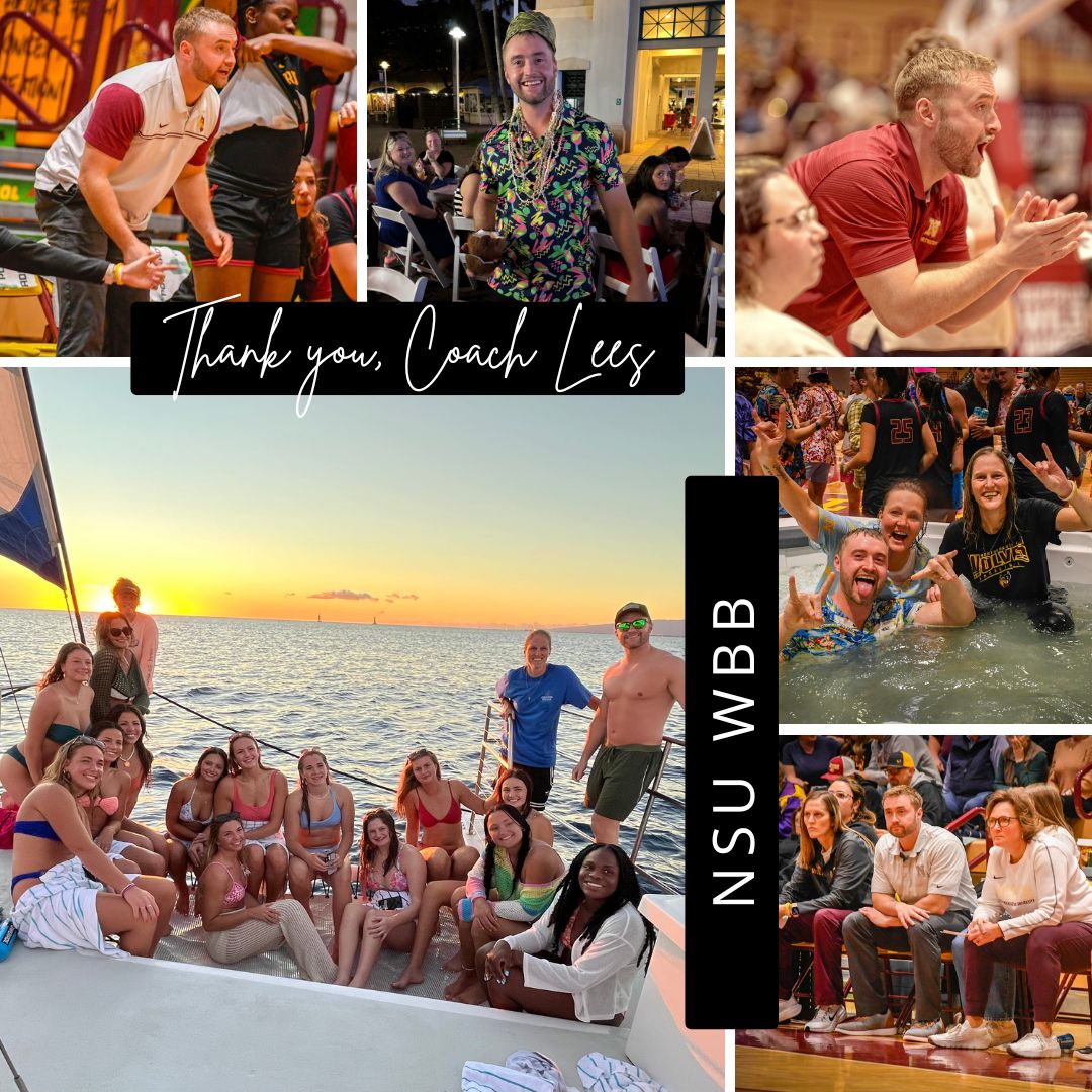 Coach Josh Lees has landed his dream job and we couldn't be happier for him! 

Thank you @NSU_CoachLees for everything you did for 🐺🏀 and NSU! We appreciate the relationships you built and all the ways you made us better over the last 2 years. 

Congrats and best of luck ❤️💛