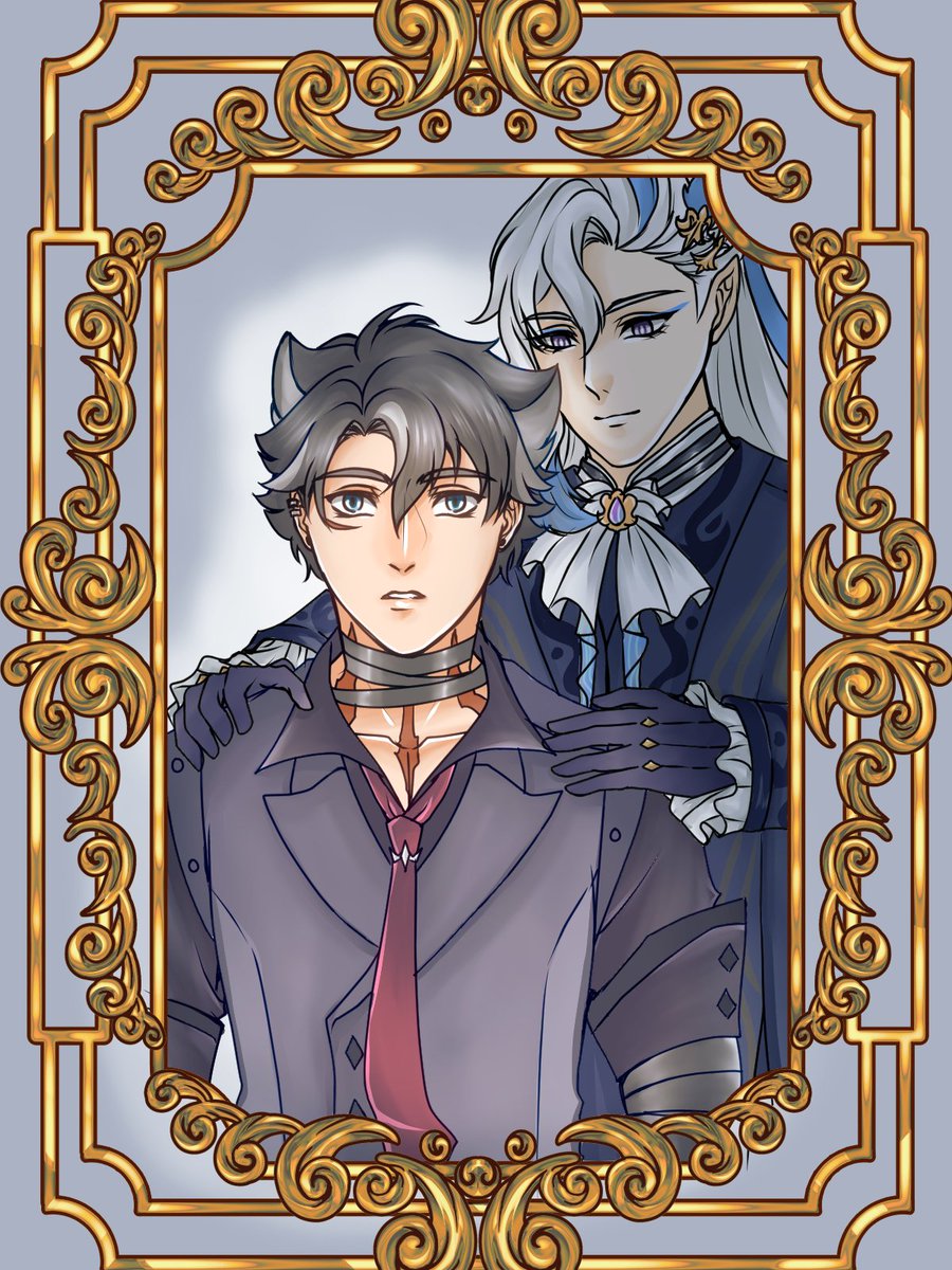 ✦ aokuni ✦ art comm open! (@kunishirou) on Twitter photo #Neuvithesley 🌧️⛓️
I present you my pieces for <a href="/Nvtlbang/">Neuvithesley Bang 🌧️⛓️</a> to accompany <a href="/krescentdrops/">Kim @ Con Prep</a> 's amazing fic "If I could See Me in Your Eyes" ✨
featuring Blind!Wriothesley and the fic set in Guide/Sentinel universe, go and read it! ❤️ #Neuvithesley 🌧️⛓️
I present you my pieces for <a href="/Nvtlbang/">Neuvithesley Bang 🌧️⛓️</a> to accompany <a href="/krescentdrops/">Kim @ Con Prep</a> 's amazing fic "If I could See Me in Your Eyes" ✨
featuring Blind!Wriothesley and the fic set in Guide/Sentinel universe, go and read it! ❤️