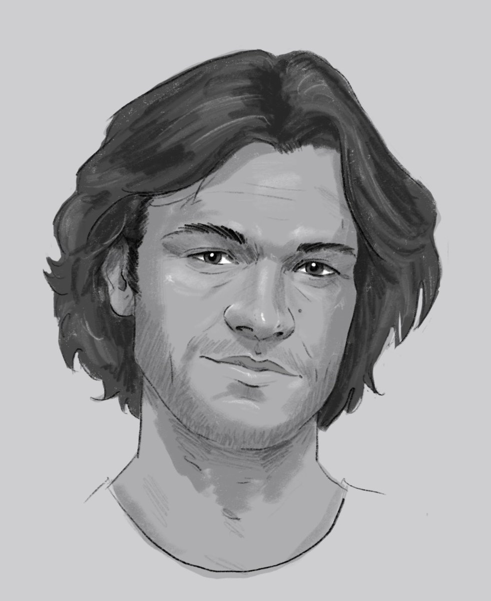 HalflingJakab's tweet image. #jaredpadalecki #samwinchester #Supernatural #spn #spnfanart #art #digitalart #procreate #fanart #sketch #digitalart