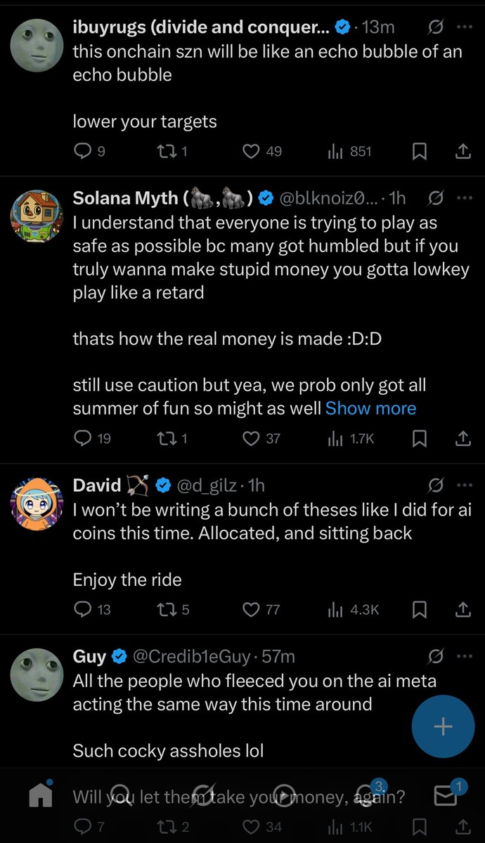 i have the best algo on this app