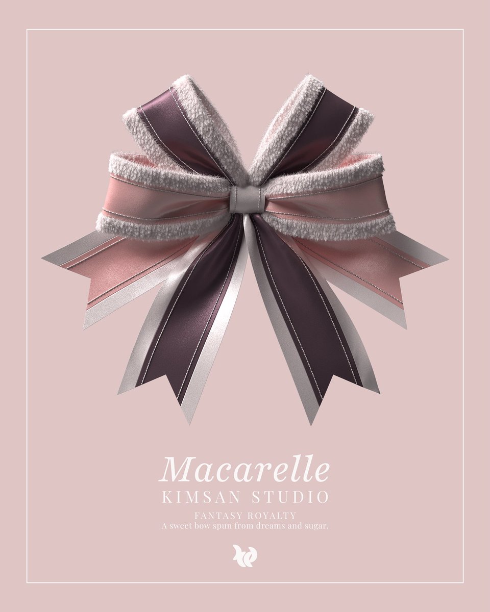 kimsanstudio's tweet image. Macarelle 🎀
A sweet bow spun from dreams and sugar.
A fantasy accessory kissed by whimsy—light, delicate, and endlessly charming.
Perfect for styling magical looks or adding a playful twist to your digital wardrobe.
Now available in store
#kimsanstudio #3ddesign #virtualdesign