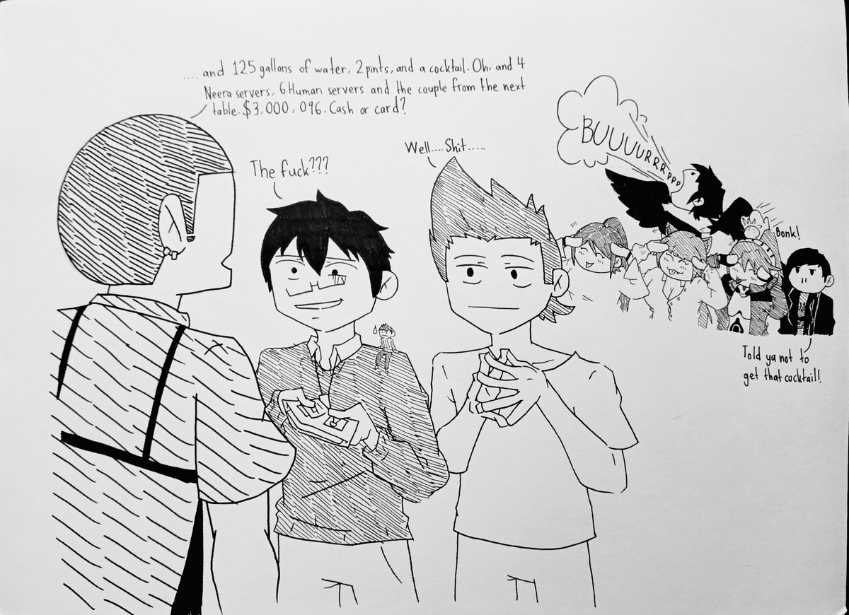 Looks like it's date night with the pairs of pred girls and their boys~

Commissioned by <a href="/minimanAdam/">Adam Mcgowan</a> 

Robit and Uric belong to <a href="/Agent_Uric/">🔞Source Size Shenanigans (Comms Open!)</a> 
Elorie and Timor belong to <a href="/Karbofelarya/">Karbo</a> 
Ranger and Tilda belong to <a href="/Gizsnep/">GizGizmGimo</a>