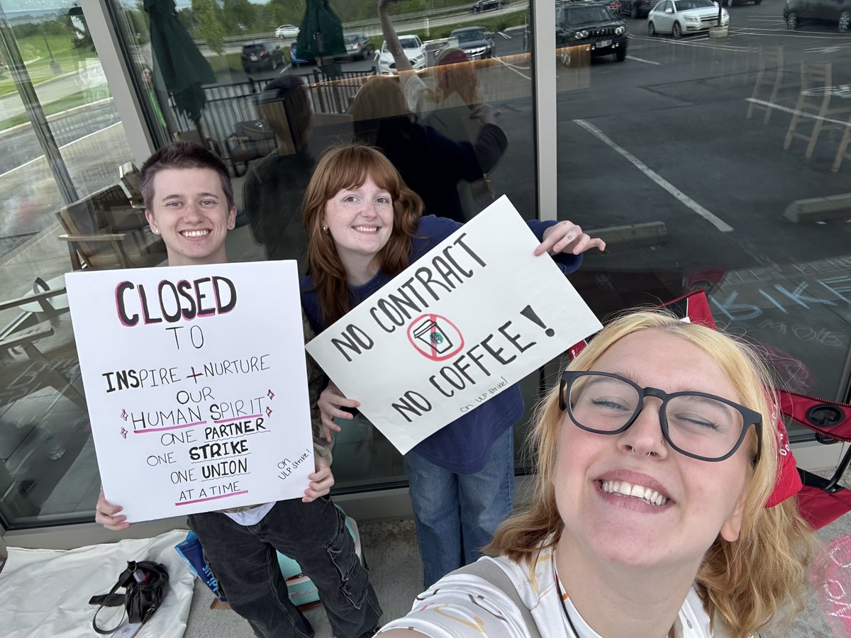 We're not just angry over a shirt color.

Starbucks is a MASSIVE company without focus. They refuse to staff our stores properly, give guaranteed hours to workers, pay us a living wage, or provide stipends to pay for this arbitrary dress code.

We need fair union contracts NOW.