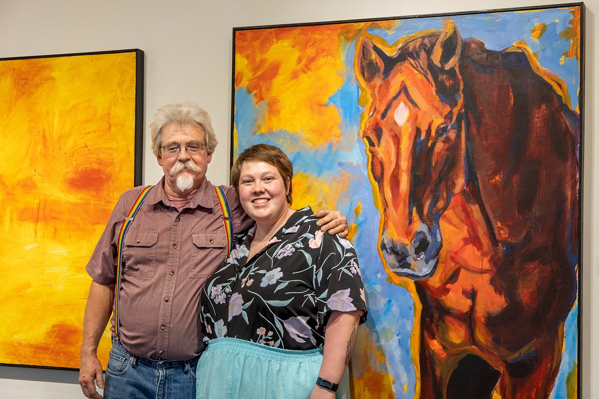 Associate Professor of Art Michael Hough is closing his final chapter at BC after 28 years of inspiring creativity and curiosity. Thank you, Professor Hough, for shaping our community one piece of art at a time. 🎨 

Read more about his creative career at bridgewater.edu/events-news/ne…