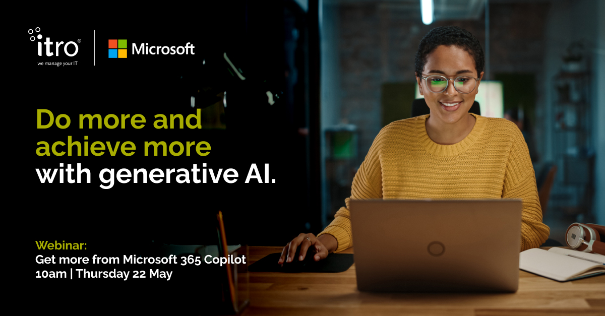 Already activated your Microsoft 365 Copilot licence but unsure if you’re using it to its full potential? Find out how to get the most from this powerful new software at this webinar with our expert team and Microsoft expert @KirstyMcGrath. 
Register here: itroaireadiness.itro.com.au/CopilotTrainin…