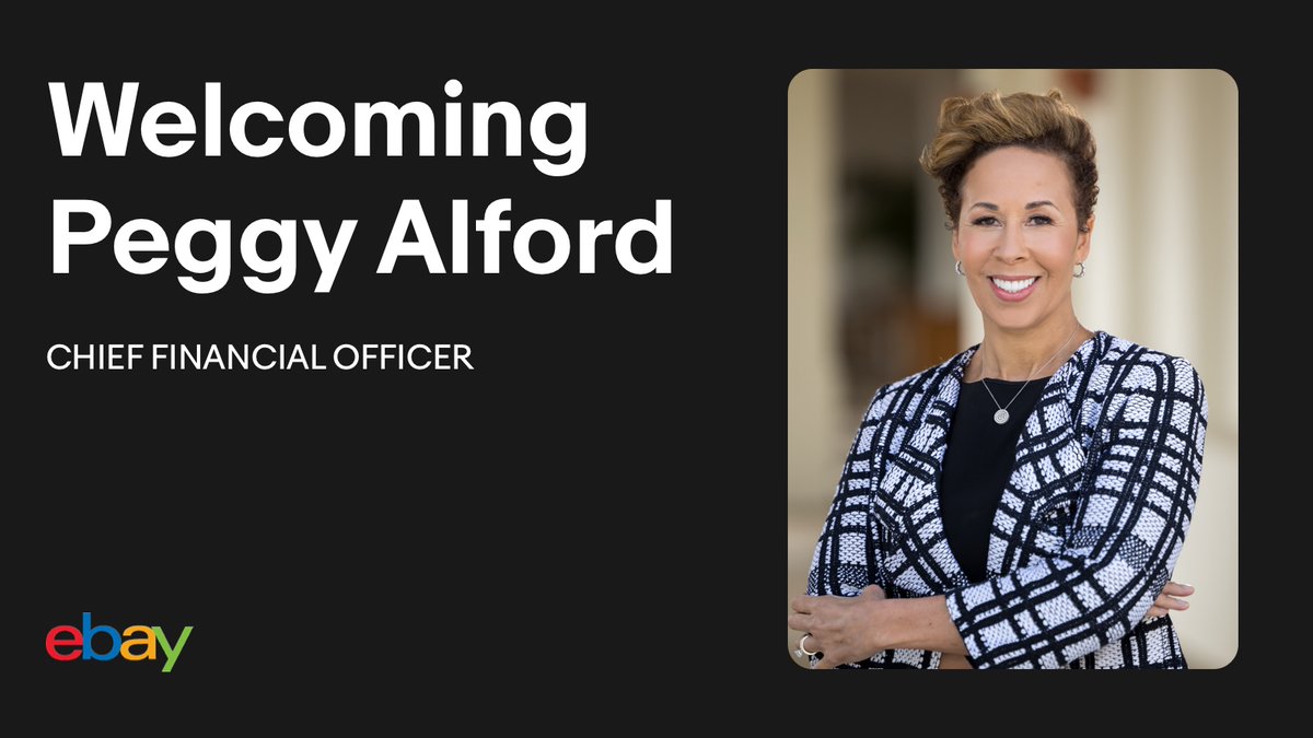 We’re pleased to welcome Peggy Alford as our Chief Financial Officer.