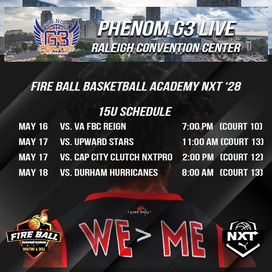 Fireballbasketballacademy (@fireballbbaca) on Twitter photo Fire Ball Basketball Academy NXT Pro will be at the @phenom_hoops G3 Live Period Showcase! 
.
College coaches come check us out! 🔥🏀 Fire Ball Basketball Academy NXT Pro will be at the @phenom_hoops G3 Live Period Showcase! 
.
College coaches come check us out! 🔥🏀