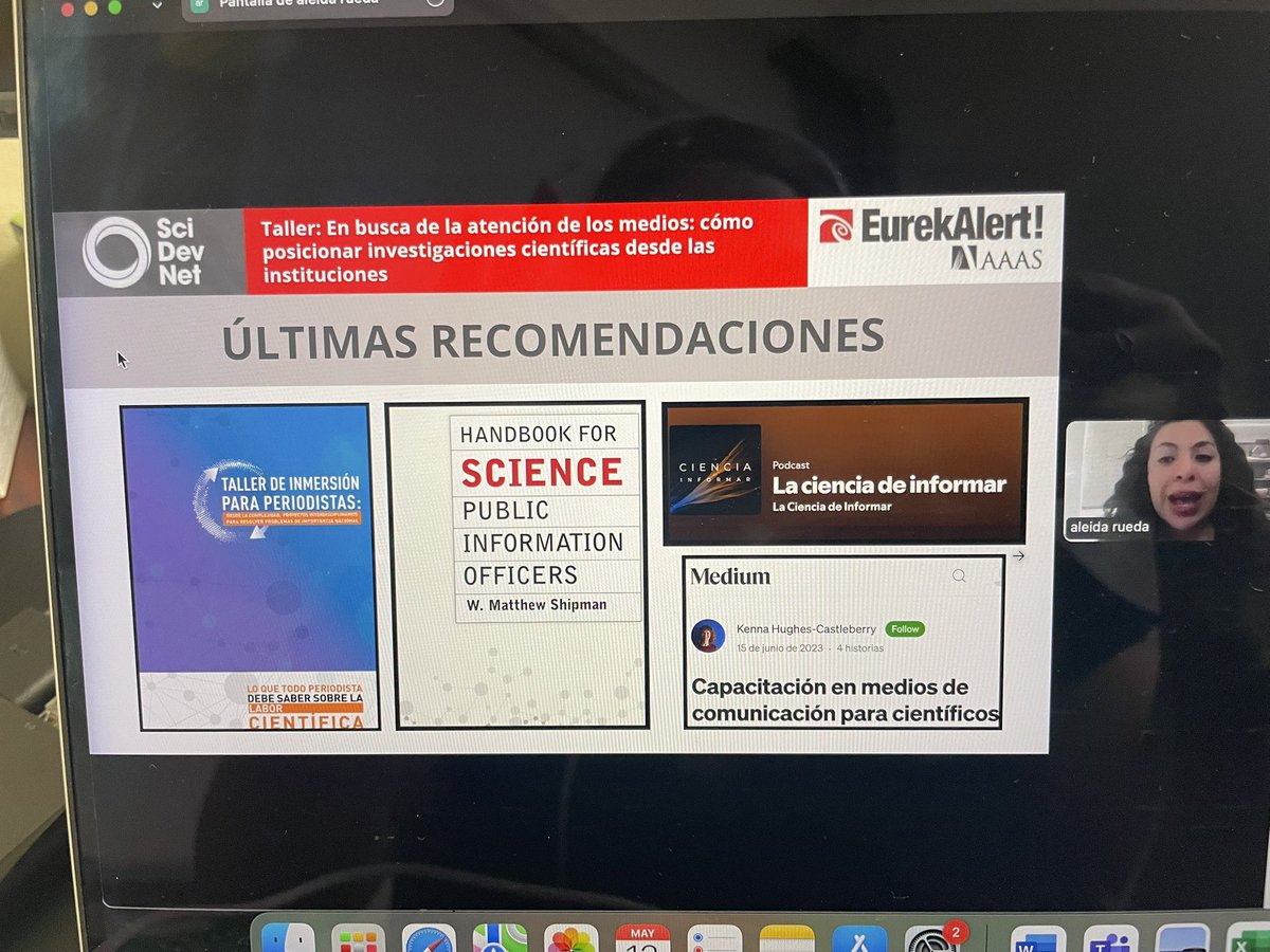 María Alejandra Almillátegui (@taemaria) on Twitter photo Siempre es un gusto escuchar las experiencias de grandes colegas como <a href="/LuisaMassarani/">Luisa Massarani</a>, <a href="/lolacometa/">aleida rueda</a> y <a href="/danielaht/">Daniela Hirschfeld</a>.
Muchas gracias <a href="/SciDevNet_AL/">SciDev.Net A. Latina</a> por organizar este estupendo taller para comunicadores de instituciones científicas de #latam 🔬🌎 Siempre es un gusto escuchar las experiencias de grandes colegas como <a href="/LuisaMassarani/">Luisa Massarani</a>, <a href="/lolacometa/">aleida rueda</a> y <a href="/danielaht/">Daniela Hirschfeld</a>.
Muchas gracias <a href="/SciDevNet_AL/">SciDev.Net A. Latina</a> por organizar este estupendo taller para comunicadores de instituciones científicas de #latam 🔬🌎