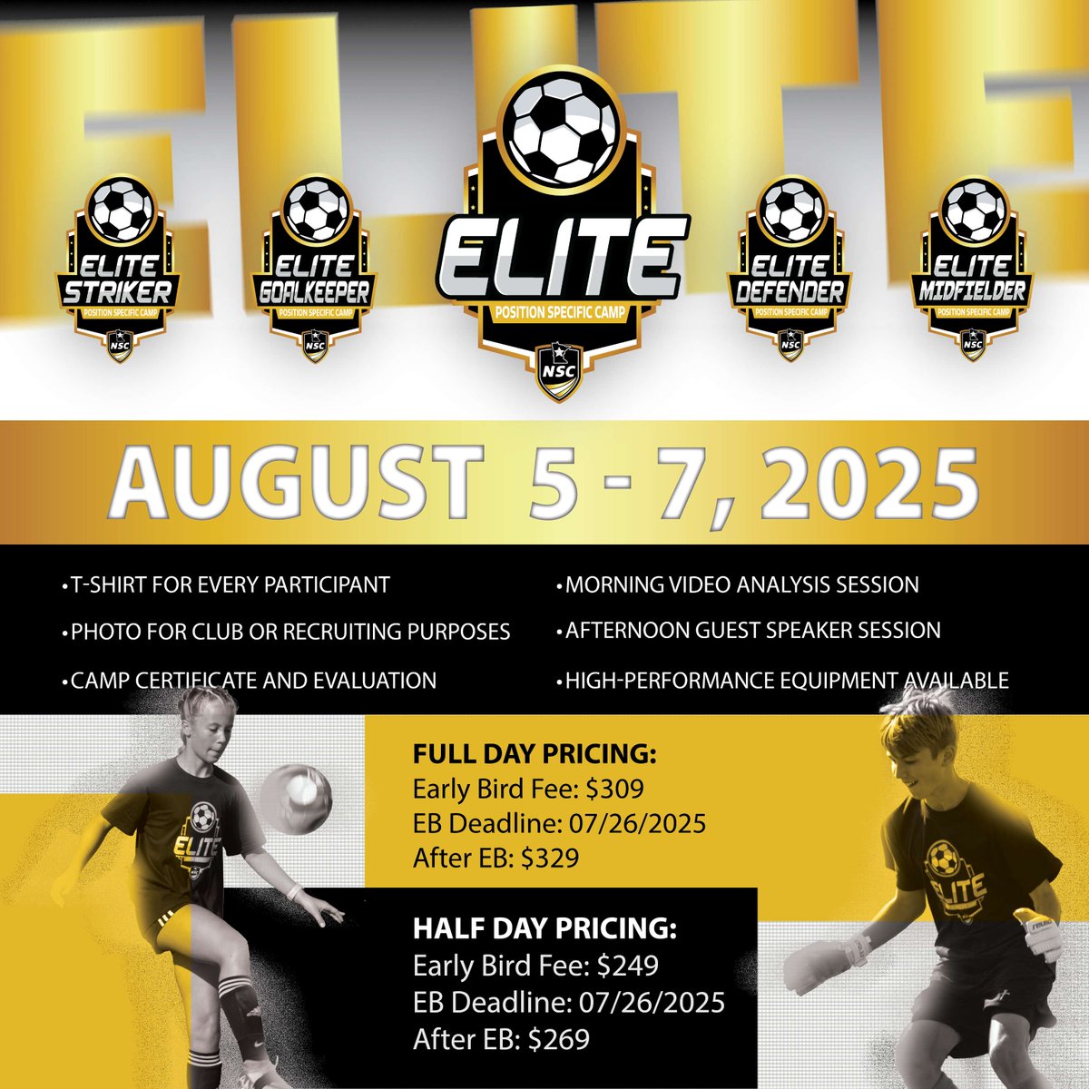 Elite training for YOUR specific position 🤩
FIND OUT MORE 👇
nscsports.org/events/eliteca…
