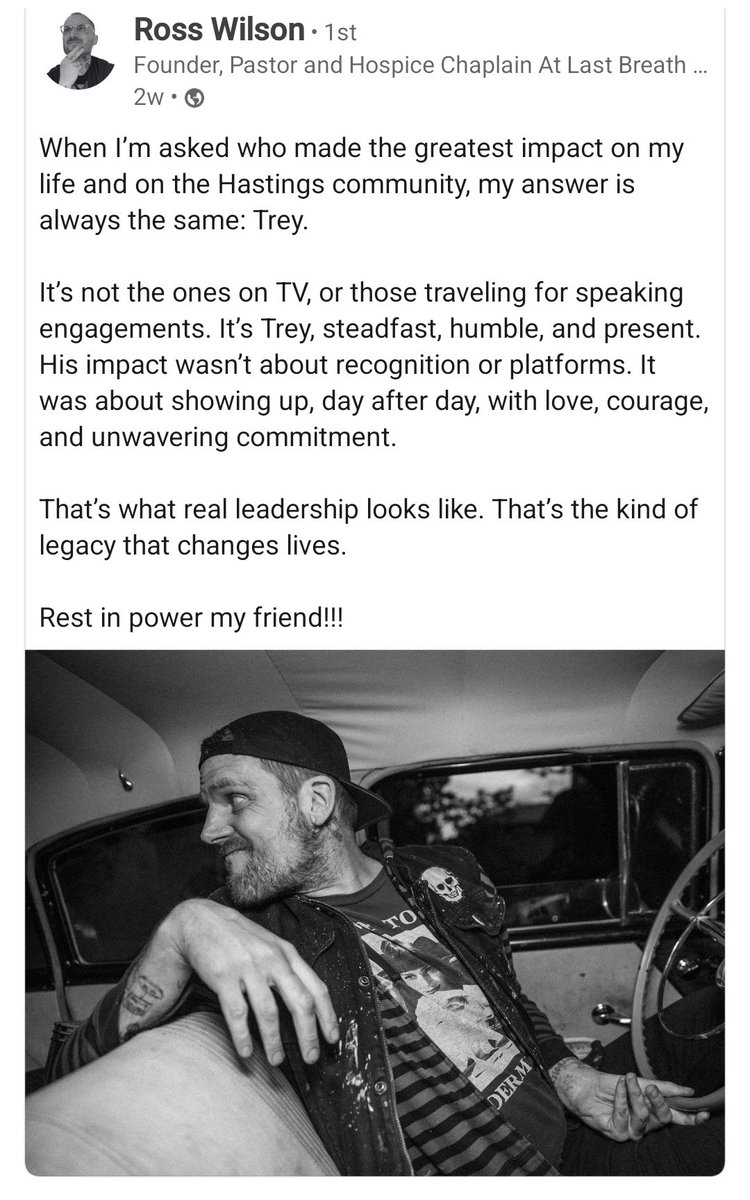 This is really true for many people who knew Trey.