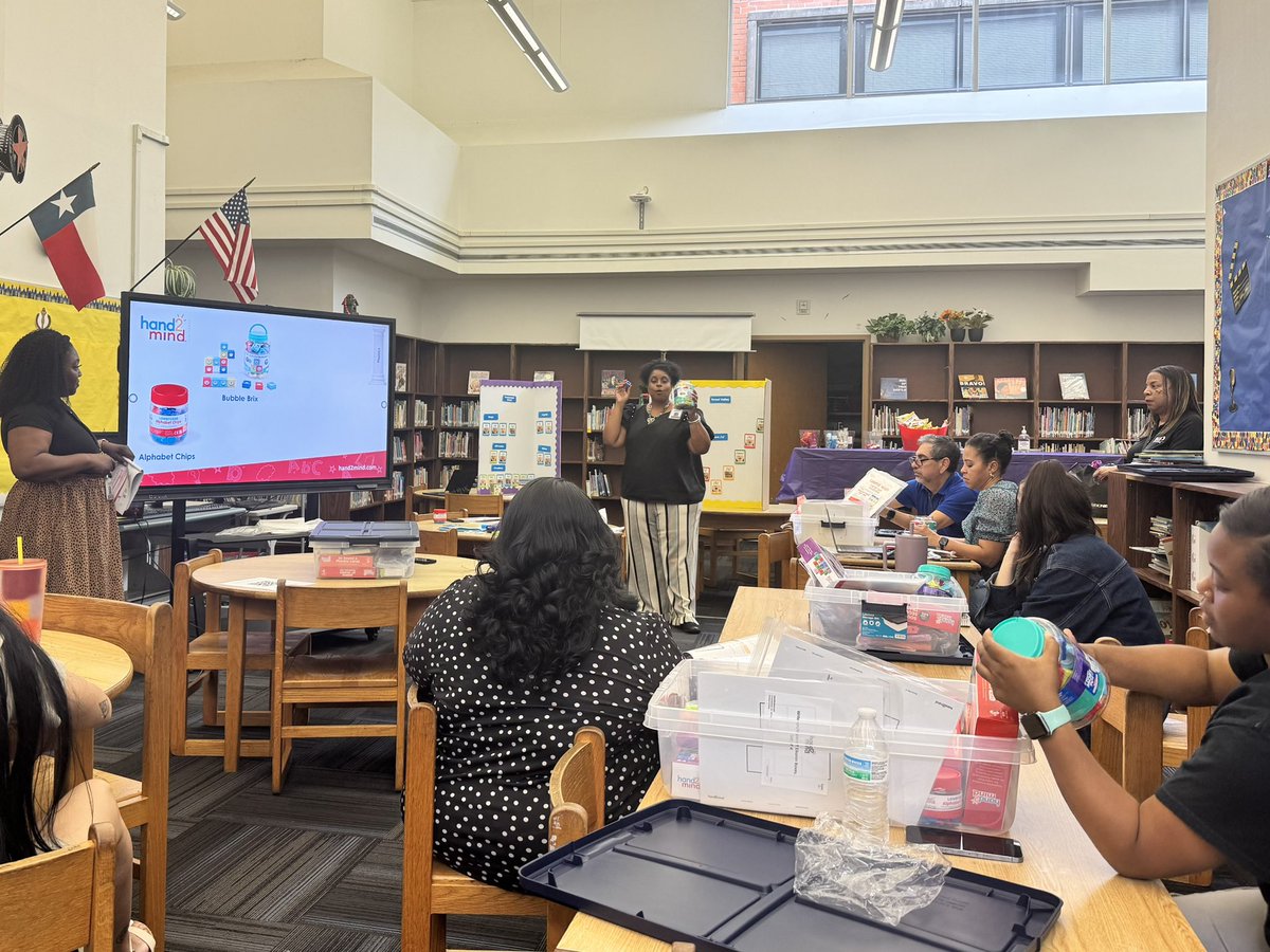 Cristal Jackson (@crisjackson23) on Twitter photo Early Learning instructional specialists led a hands-on training over the Texas Reading Toolkit! Teachers learned about tools they can use to help strengthen foundational literacy skills with their students. <a href="/DrDebbieRamos/">Dr. Debbie Ramos</a> <a href="/ReadBIGDallas/">Dallas ISD Reading Academies</a> Early Learning instructional specialists led a hands-on training over the Texas Reading Toolkit! Teachers learned about tools they can use to help strengthen foundational literacy skills with their students. <a href="/DrDebbieRamos/">Dr. Debbie Ramos</a> <a href="/ReadBIGDallas/">Dallas ISD Reading Academies</a>