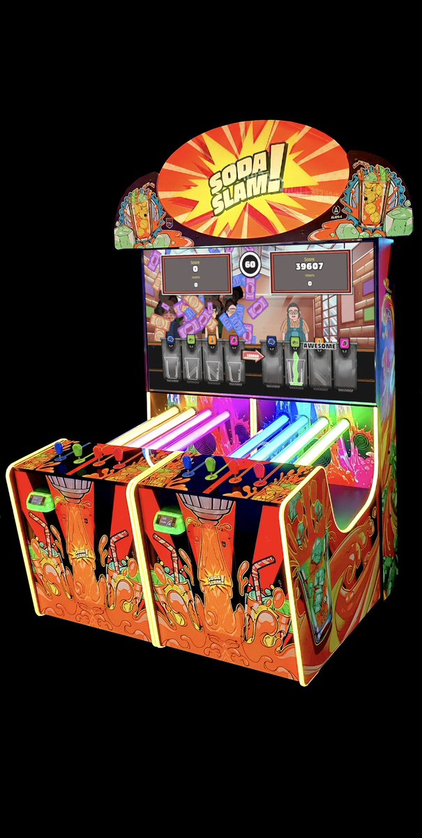Two ways to slam, one epic game. Soda Slam now comes with or without cans. #SodaSlam
#ArcadeGames #GameOn #NextLevelFun #ChooseYourVersion #SlamItYourWay #RetroReloaded #ArcadeVibes
