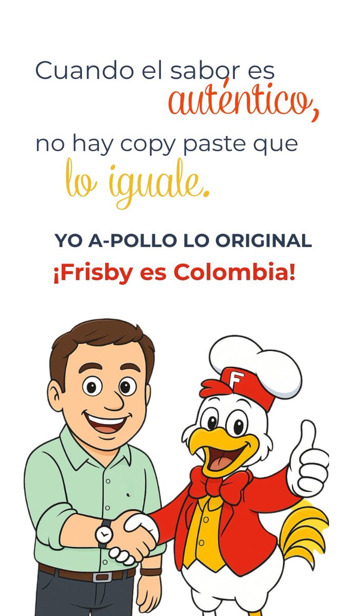 Porque nadie lo hace como <a href="/frisbylohace/">Frisby S.A.</a> 🇨🇴❤️🐤 #FrisbyColombianoPorSiempre