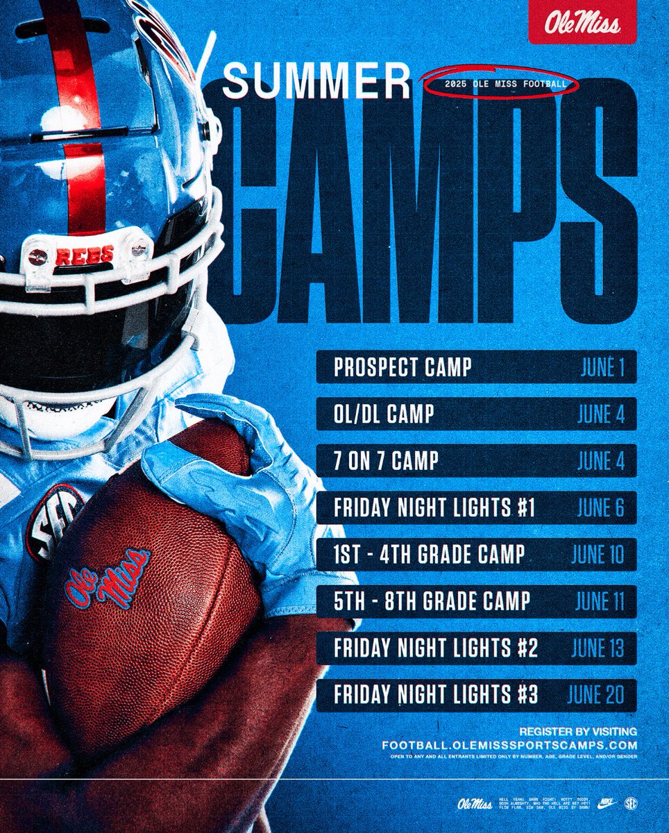 Thank you <a href="/JoeyBogz/">Joey Bogdanowicz</a> for the camp invite!! <a href="/RicArand/">Ric Arand</a> <a href="/CoachBigPete/">Peter "Coach Big Pete" Leinweber</a> <a href="/NUICFootball/">NUIC Football</a> <a href="/PrepRedzoneIL/">Prep Redzone Illinois</a> <a href="/OleMissFB/">Ole Miss Football</a> <a href="/gennings_dunker/">Gennings Dunker</a>