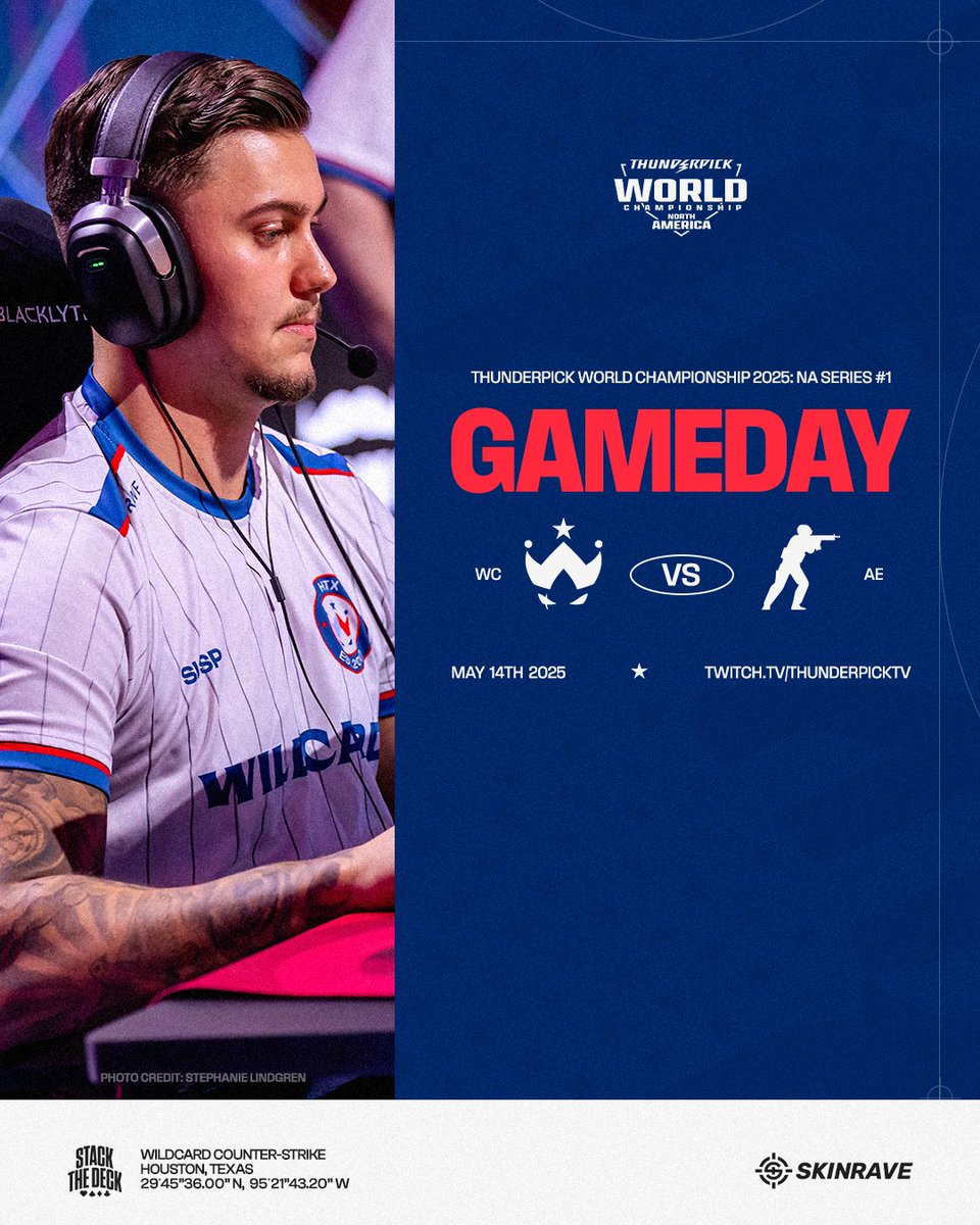 Wildcard_GG's tweet photo. 🃏 @Thunderpickco World Championship 2025: NA Series #1 🃏

🆚 #anythingelse
⏰ 7:30PM EDT / 01:30AM CEST
📺 ttv/thunderpicktv
ℹ️ https://t.co/csawDDRkLO

#WildcardCS | #StackTheDeck https://t.co/aIXRKSQSlz