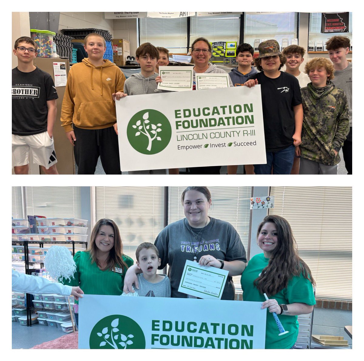 Troy Middle School (@tms_trojans) on Twitter photo Congratulations to all of our Education Foundation grant recipients!! #TMS #TrojanNation #Proud2BR3 #TrojansTogether #WeAreTroy <a href="/LCR3EF/">Education Foundation</a> Congratulations to all of our Education Foundation grant recipients!! #TMS #TrojanNation #Proud2BR3 #TrojansTogether #WeAreTroy <a href="/LCR3EF/">Education Foundation</a>