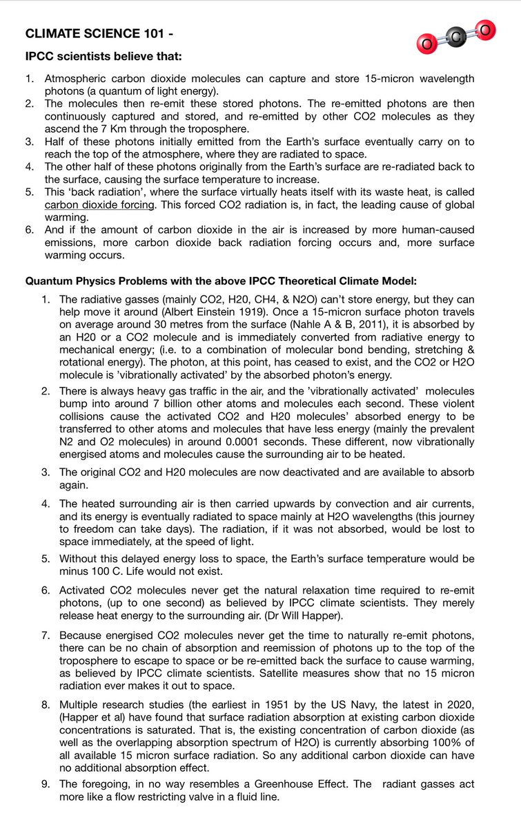 socratesccost's tweet image. Climate scientists appear to have little knowledge of the quantum mechanics of the radiant gasses in the atmosphere.