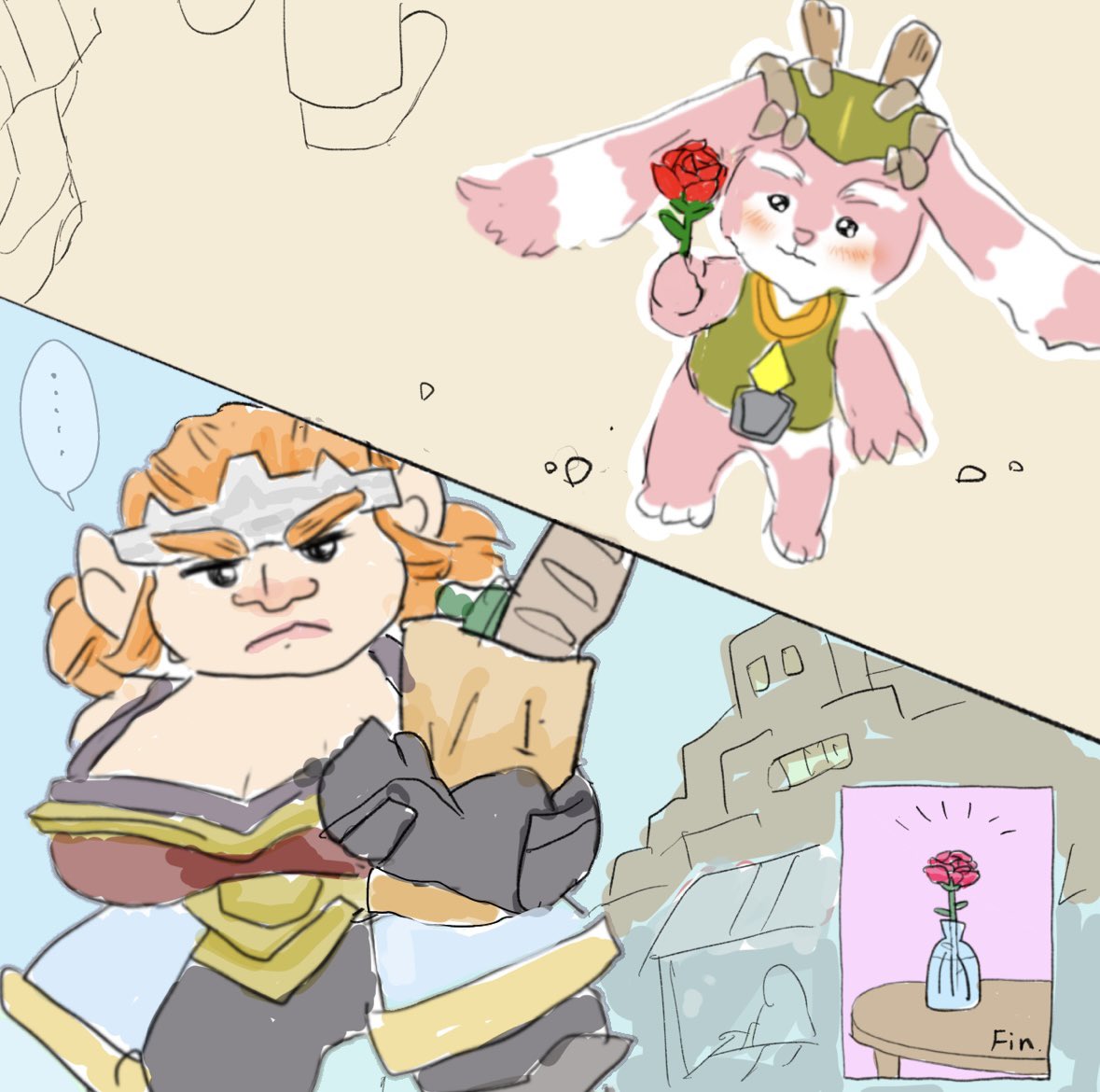 スパーキー『…今日、母の日だから！』

突然の驚きでギュッと胸が締め付けられるトラッカー。少し遅れて、じわじわ嬉しさと照れがやってきます。

良かったね♪

#ローモバ
#アトチャレ65
IGG ID 
1049317650