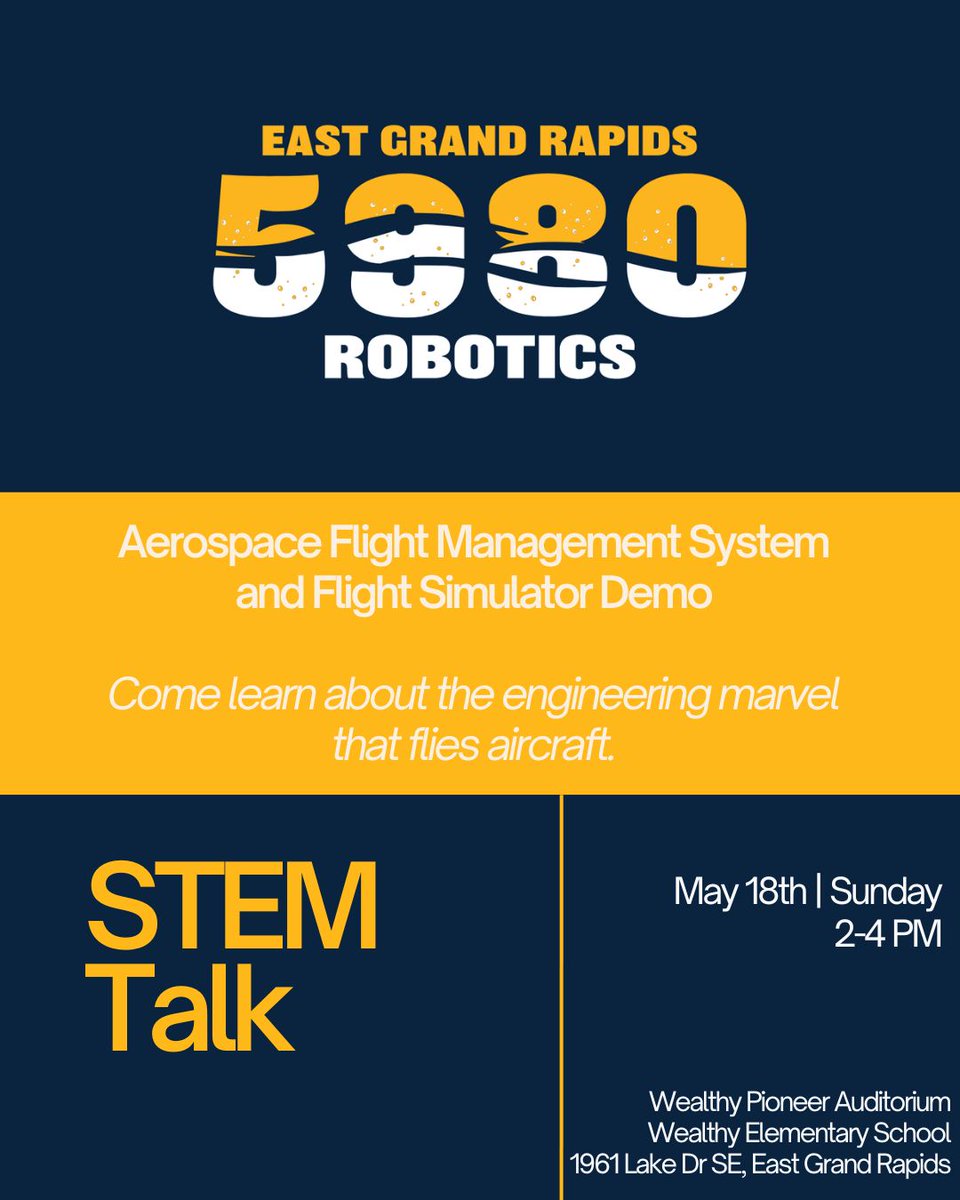 EGRRobotics5980's tweet photo. Local FRC teams are invited!  Just send us a message with Team # and # of students planning to attend.

NOTE THE CHANGE OF VENUE!  We will now be in the big auditorium at Wealthy Elementary School! https://t.co/2o4uczJtF0