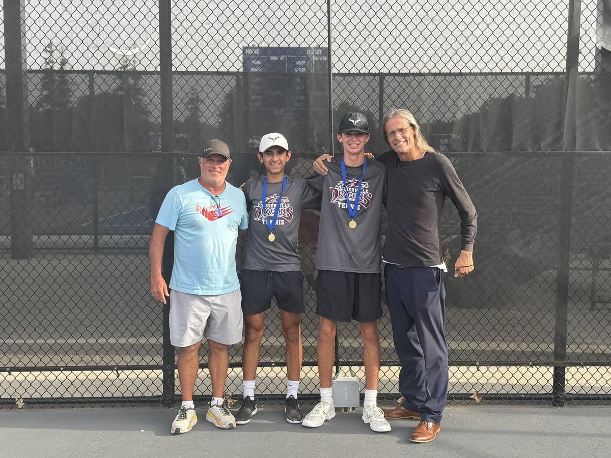 GoDragonsGo_'s tweet photo. 🎾 W!  Christian Durham and David Martinez state bound to Murfreesboro!!!!    Doubles regional champs!!

#GoDragonsGo https://t.co/DskwkoOWCf