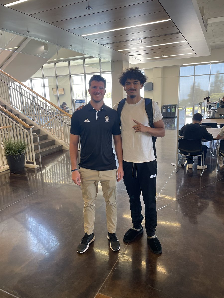 Kyle Hall (@theekylehall) on Twitter photo Appreciate <a href="/coachaliifua/">Ricky Aliifua</a> and <a href="/CoachRandall_/">Mason Randall</a> for coming to speak with me today!
<a href="/CSM_Football/">College of San Mateo Football</a> #ogisdbu #csmisdbu Appreciate <a href="/coachaliifua/">Ricky Aliifua</a> and <a href="/CoachRandall_/">Mason Randall</a> for coming to speak with me today!
<a href="/CSM_Football/">College of San Mateo Football</a> #ogisdbu #csmisdbu