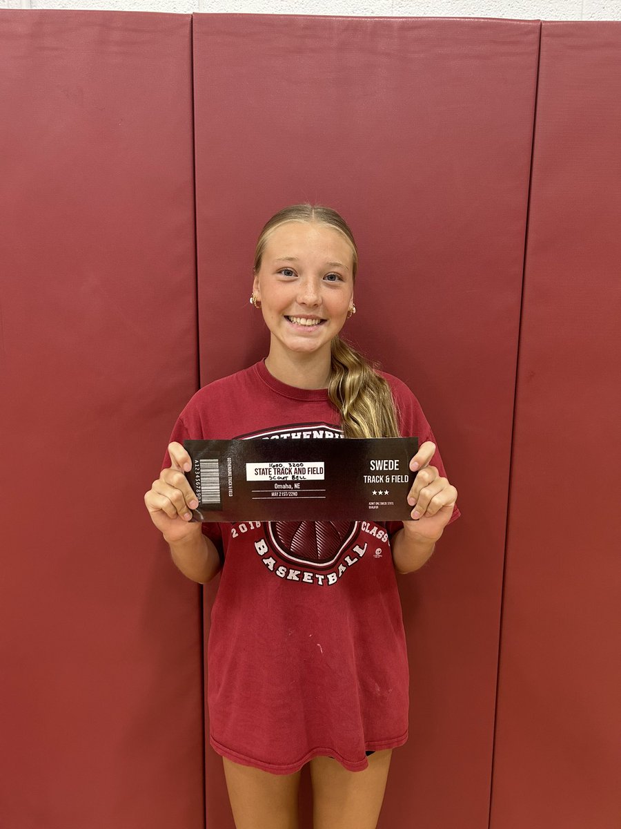 BrysonMahlberg's tweet image. Scout is heading to Omaha in the 1600 and 3200! Congrats Scout!