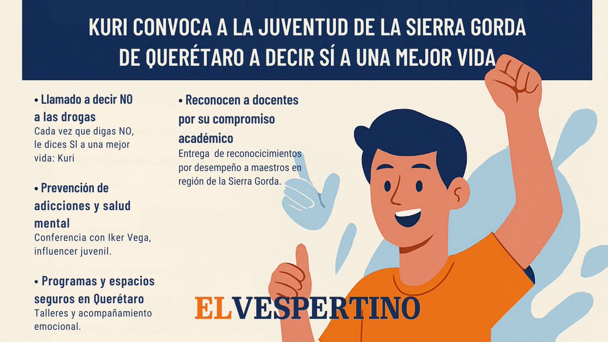 #Querétaro #Noticias Edición 389 de El Vespertino | Noticias |  elvespertino.mx
𝗦𝘂𝘀𝗰𝗿í𝗯𝗲𝘁𝗲 𝗮𝗹 𝗰𝗮𝗻𝗮𝗹 𝗱𝗲 W𝗵𝗮𝘁𝘀𝗔𝗽𝗽
whatsapp.com/channel/0029Va…