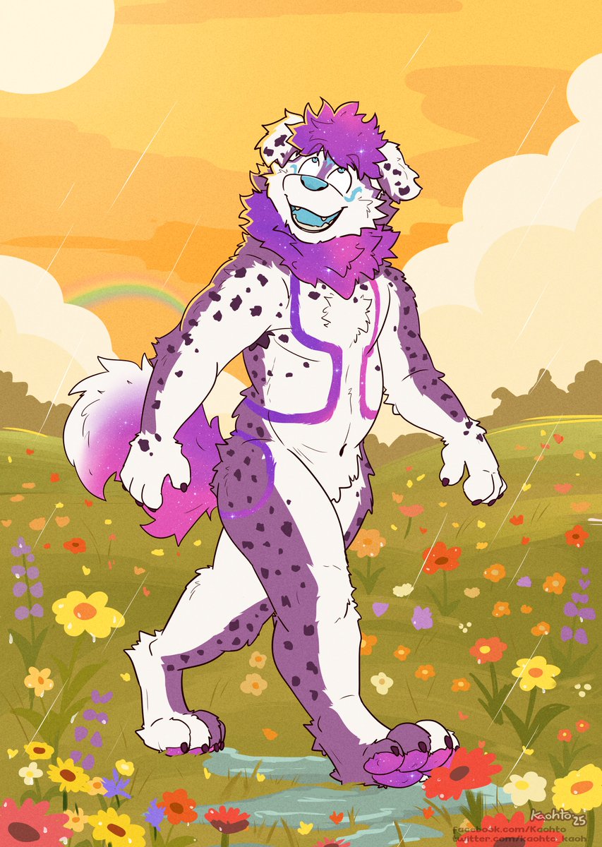 Hi guys 👋
I share a commission I made for "Shirowolfy" ⛅️🌄🌈

Greetings!