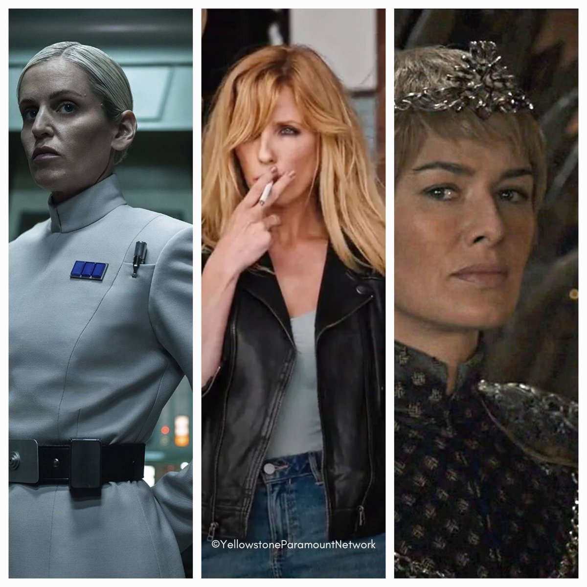 KingSabertoothX's tweet photo. #Andor I never watched Real Housewives but if you put these 3 white women in it I'm watching every episode https://t.co/Mns3jKBPKd