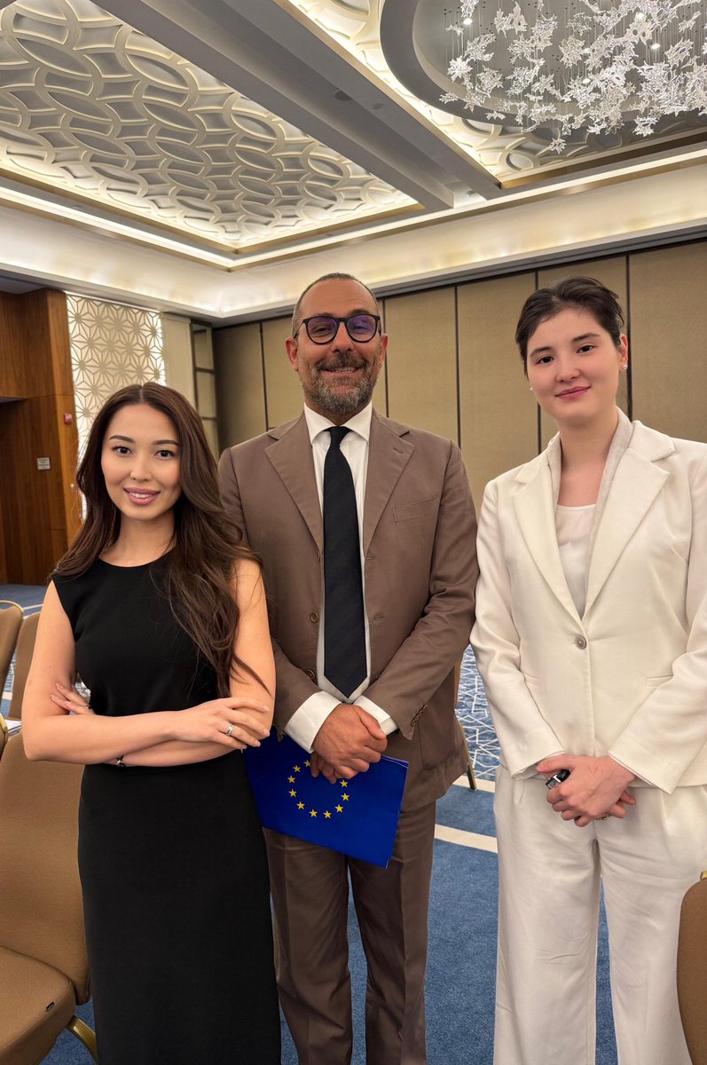 officialuali's tweet photo. Within the framework of KZ–EU cooperation, we discussed the #IstanbulConvention. Kazakhstan is currently implementing 90% of its provisions.

We appreciate the continued partnership of the Council of Europe and the EU Delegation to Kazakhstan. @EUinKazakhstan https://t.co/iTJy6E3rEI