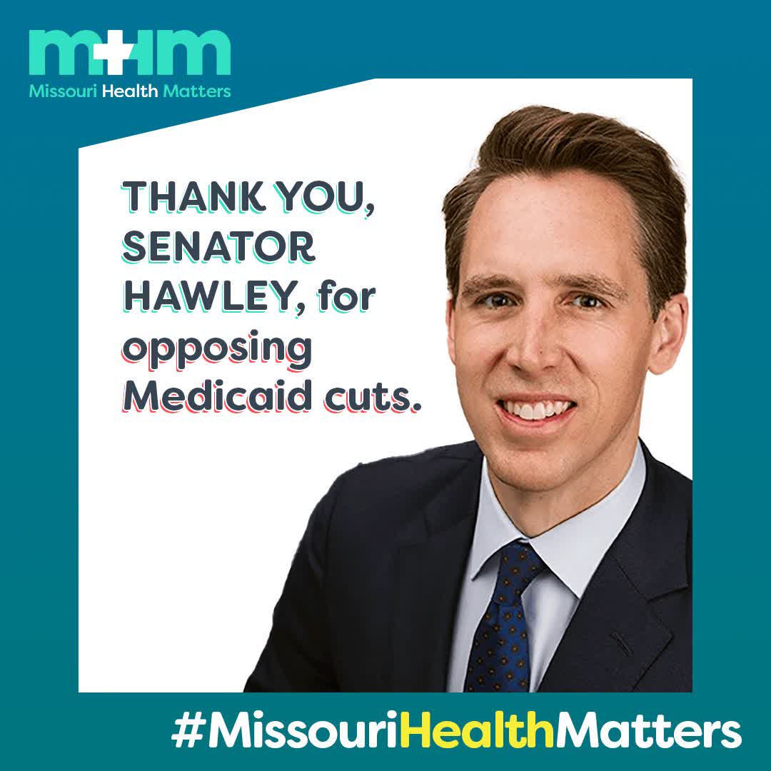 Missouri Hospital Association (@mohospitals) on Twitter photo '...morally wrong...' is how Sen. <a href="/HawleyMO/">Josh Hawley</a> describes the Medicaid cuts Congress introduced. He's protecting seniors, families, rural Missourians and the 2 in 5 Missouri kids who count on it every day. That deserves credit. nytimes.com/2025/05/12/opi… #MissouriHealthMatters '...morally wrong...' is how Sen. <a href="/HawleyMO/">Josh Hawley</a> describes the Medicaid cuts Congress introduced. He's protecting seniors, families, rural Missourians and the 2 in 5 Missouri kids who count on it every day. That deserves credit. nytimes.com/2025/05/12/opi… #MissouriHealthMatters