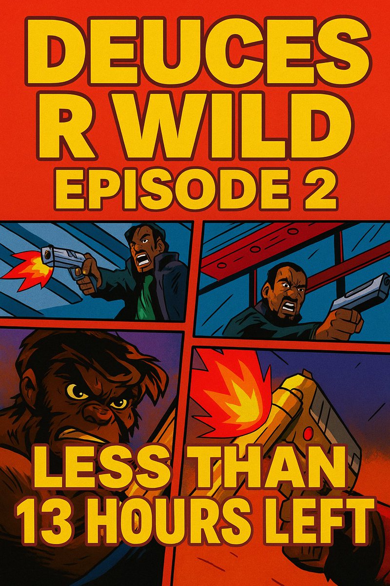 RealReece1123's tweet photo. Friends and fans alike, thank you!
I’m beyond grateful for all your support! Let’s finish strong.

https://t.co/Q6fSAcF3zx

#DeucesRWild #Kickstarter #IndieComics #LesserKnownComics https://t.co/jjV59jI54g
