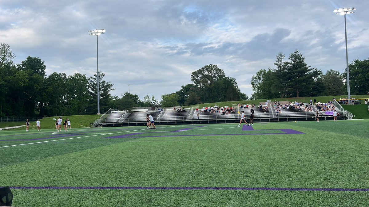 Opening round of the State Tournament tonight for <a href="/BGHSLAX/">BGHS Girls Lacrosse</a> playing Manual! Let’s go Lady Purples 🟣🥍🟣🥍