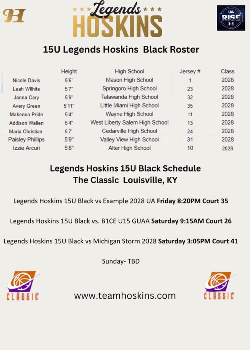 Maria_C0909's tweet image. Can’t wait for this weekend in Louisville! Come check us out!
@team_hoskins