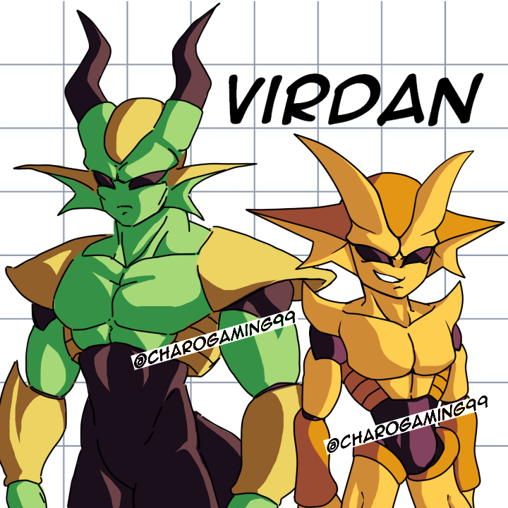 CharoGaming99's tweet photo. Virdan (Full Power, Base), a villain I designed for a D&amp;D DBZ campaign. He's meant to be a phantom majin (like Hirudegarn) but also a plant https://t.co/UZhUtYuIBN