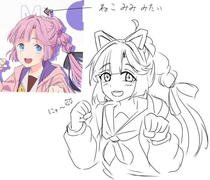 リンクラのロード画面の姫芽ちゃん頭になんか飾り付いてるのかと思ってた 