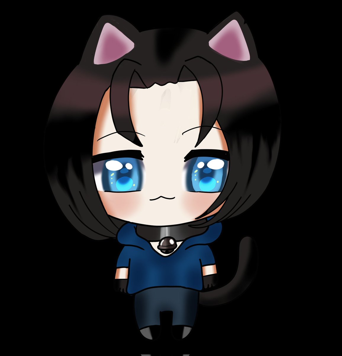 KatBelleVT's tweet photo. My name is Kat, I'm human who has the ability to change into any gender called a genderbender, I can be male, femboy or female, depending on the mood and can change as well into a cat or bull/cow, I'm always cozy and likes having fun 😊 💙🤍

Art is done by @/MzBwitch https://t.co/nwT4CBJ9hK