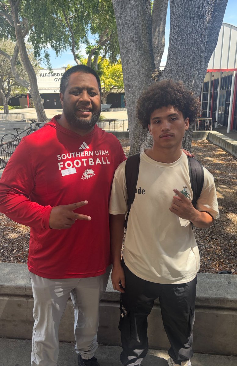 Thank you <a href="/NateLealaoSUU/">Nate Lealao</a> for stoping by and checking up on <a href="/logancoltsfb/">James Logan Colts Football</a> only up from here!
HC:<a href="/Immanuel_Pride/">Coach Pride, M.A.</a>
