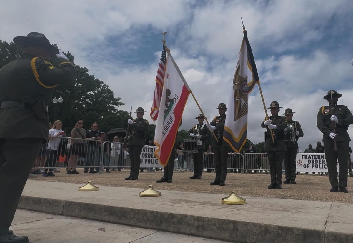 Today, our Honor Guard competed in Uniform Inspection, Posting of the Colors, and Rifle Demonstration against 12 teams from across the country, proudly bringing home 5th place. #nationalpoliceweek