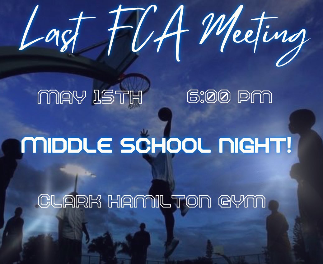 Clark Girls Basketball (@houyrihana) on Twitter photo See you tomorrow at 6:00 for <a href="/NISDClark/">Tom C. Clark HS</a> FCA’s Middle School Night! <a href="/HobbyGirlsATH/">Hobby Girls’ Athletics</a> @Rawlinson_msg See you tomorrow at 6:00 for <a href="/NISDClark/">Tom C. Clark HS</a> FCA’s Middle School Night! <a href="/HobbyGirlsATH/">Hobby Girls’ Athletics</a> @Rawlinson_msg