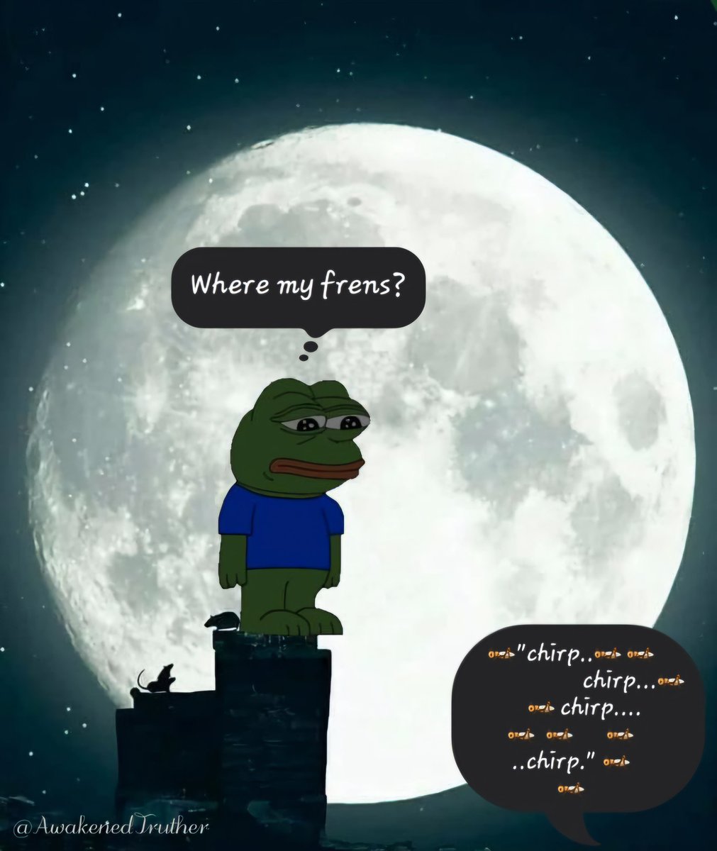 AwakenedTruther's tweet image. I'm shadowbanned to the absolute fuckery.
0 reach.
0 interaction.
I've asked my 'frens' dozens of times to help promote me, but crickets because they don't see my post asking for help.
From an account with thousands of followers to this.
Seriously, what's the point?