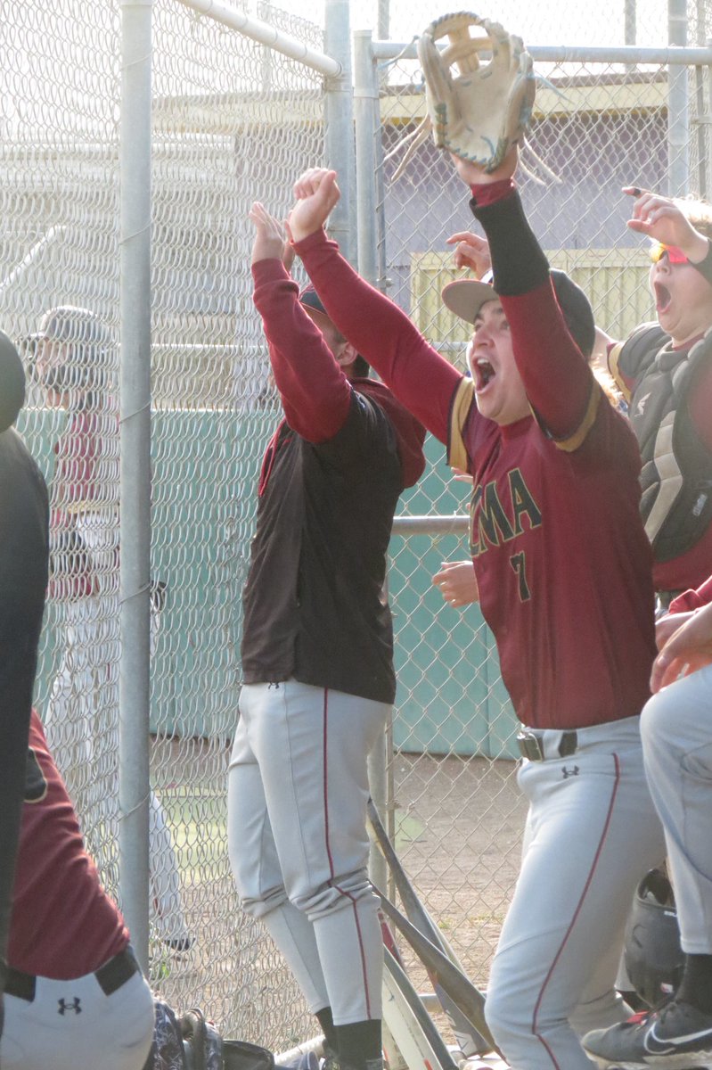 palma_school's tweet image. ANOTHER PALMA TEAM CCS BOUND!

Big shoutout to @palma_baseballboys for clinching the Gabilan League title last night for the first time since 2016. We can’t wait to see you in your playoff run! 🤩