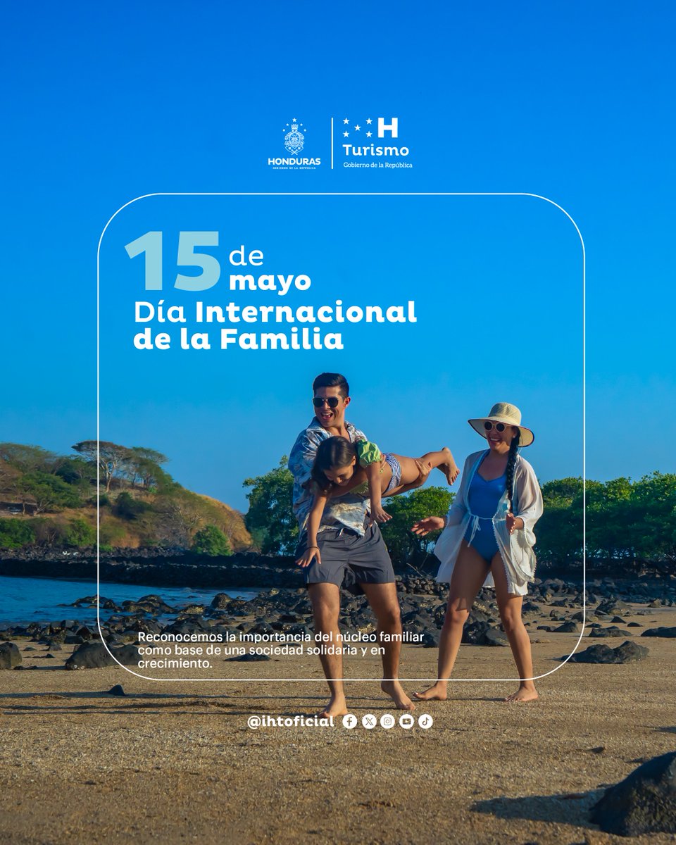 Destacamos el valor de la familia como el primer espacio de unión, respeto y formación que fortalece nuestras comunidades. Su rol es fundamental para construir una sociedad más solidaria, resiliente y en desarrollo.

¡Feliz Día Internacional de la Familia a cada hogar hondureño!