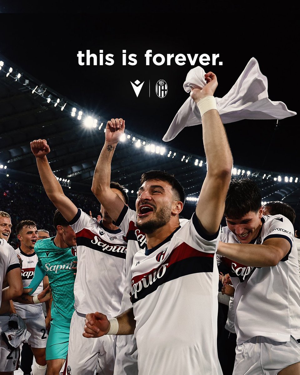 Macron (@macronsports) on Twitter photo Together in the darkest nights, together in the most beautiful ones, and this was one of the brightest ever.
Congratulations <a href="/Bolognafc1909/">Bologna FC 1909</a>! ๐๐ฎ๐น
#BecomeYourOwnHero Together in the darkest nights, together in the most beautiful ones, and this was one of the brightest ever.
Congratulations <a href="/Bolognafc1909/">Bologna FC 1909</a>! ๐๐ฎ๐น
#BecomeYourOwnHero