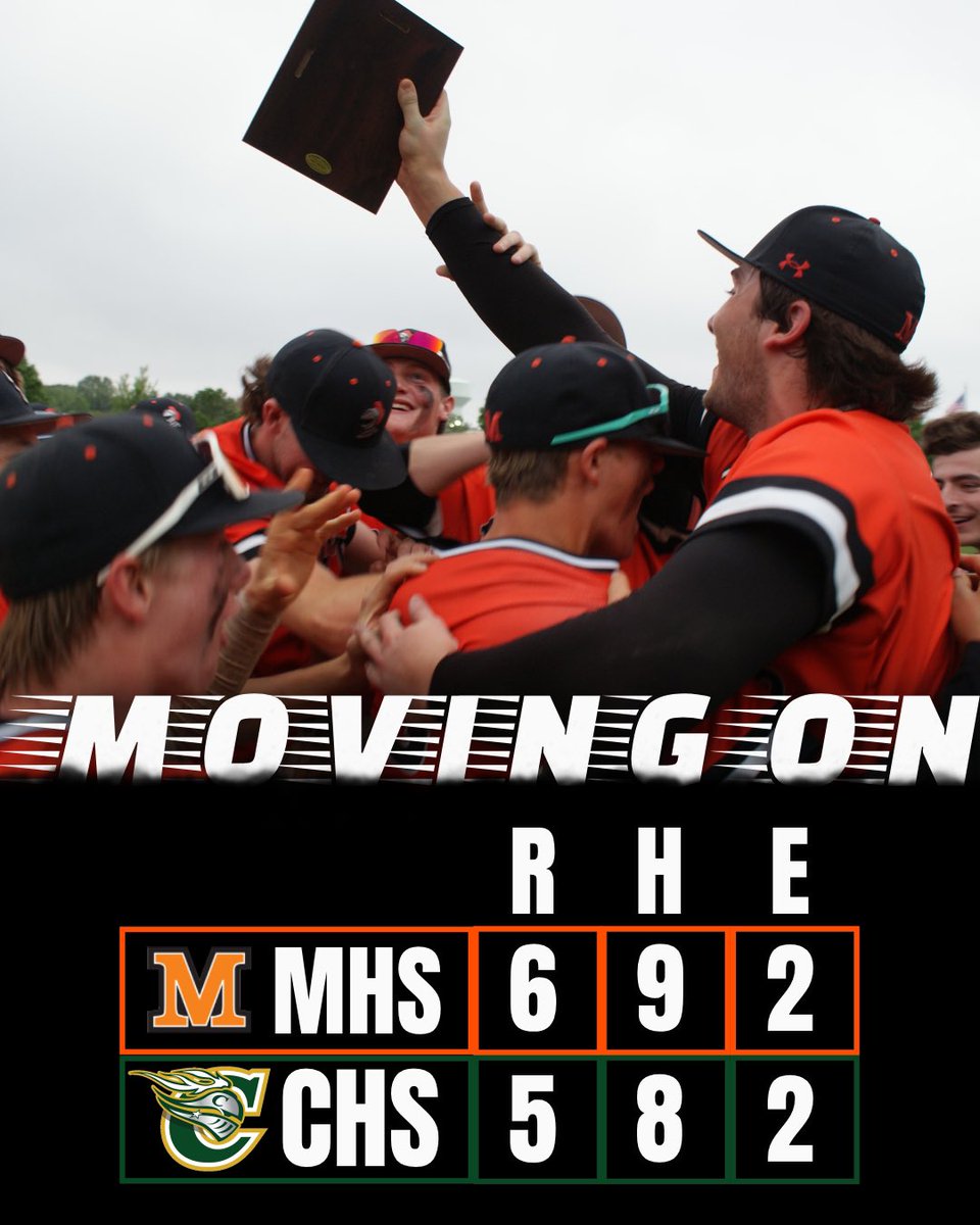 gomhsbaseball's tweet image. The final box score from todays Regional Finals win versus Century
