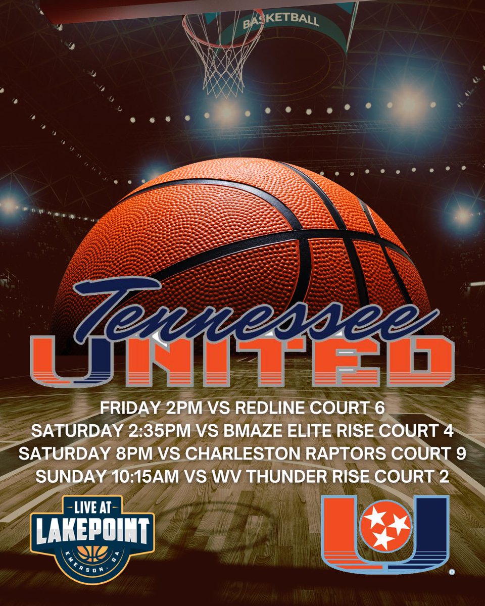 Super excited to hit the courts this weekend in Georgia! Make sure to come check us out at the Live at Lakepoint event! 
<a href="/LakePointSports/">LakePoint Sports</a> <a href="/SelectEventsBB/">Select Events Basketball</a> 
<a href="/TNUnitedBall/">TNUnitedBasketball</a> 
<a href="/e3elitevertimax/">E3 Elite Vertimax / Sports Training</a> 
<a href="/PGHVirginia/">Prep Girls Hoops Virginia</a> <a href="/JrAllStar_VA/">Virginia Jr. All-Star GBB</a> <a href="/MMBR_CoachGBell/">Major Movez Basketball Review #MMBR</a> 
<a href="/CoachUnderwood3/">Jacob Underwood</a> 
<a href="/TommyHuffman11/">Tommy Huffman</a>