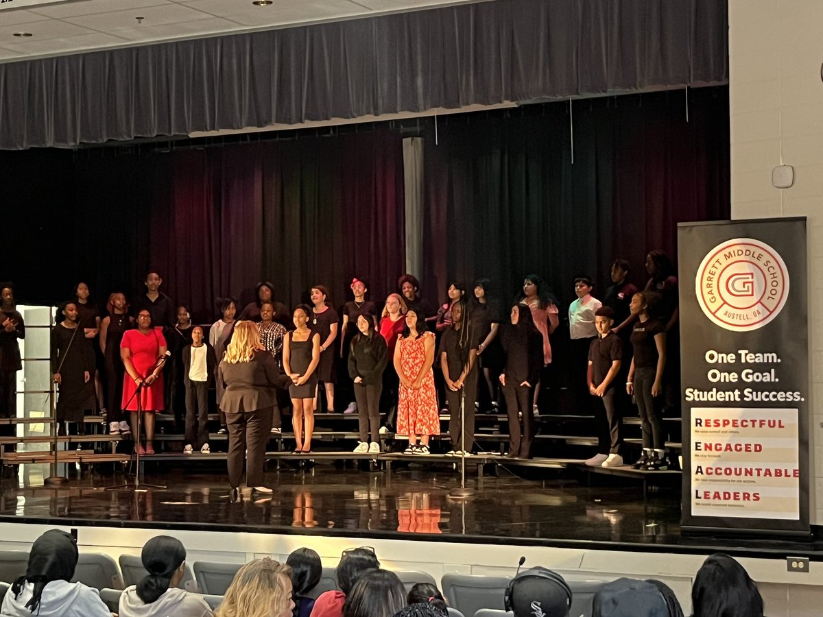 Garrett Gators (@garrettmsgators) on Twitter photo Huge applause to our talented students in the <a href="/GarrettMSGators/">Garrett Gators</a> Chorus and their dedicated director, Ms. Sanders, for showcasing the power of music and teamwork last night. Huge applause to our talented students in the <a href="/GarrettMSGators/">Garrett Gators</a> Chorus and their dedicated director, Ms. Sanders, for showcasing the power of music and teamwork last night.