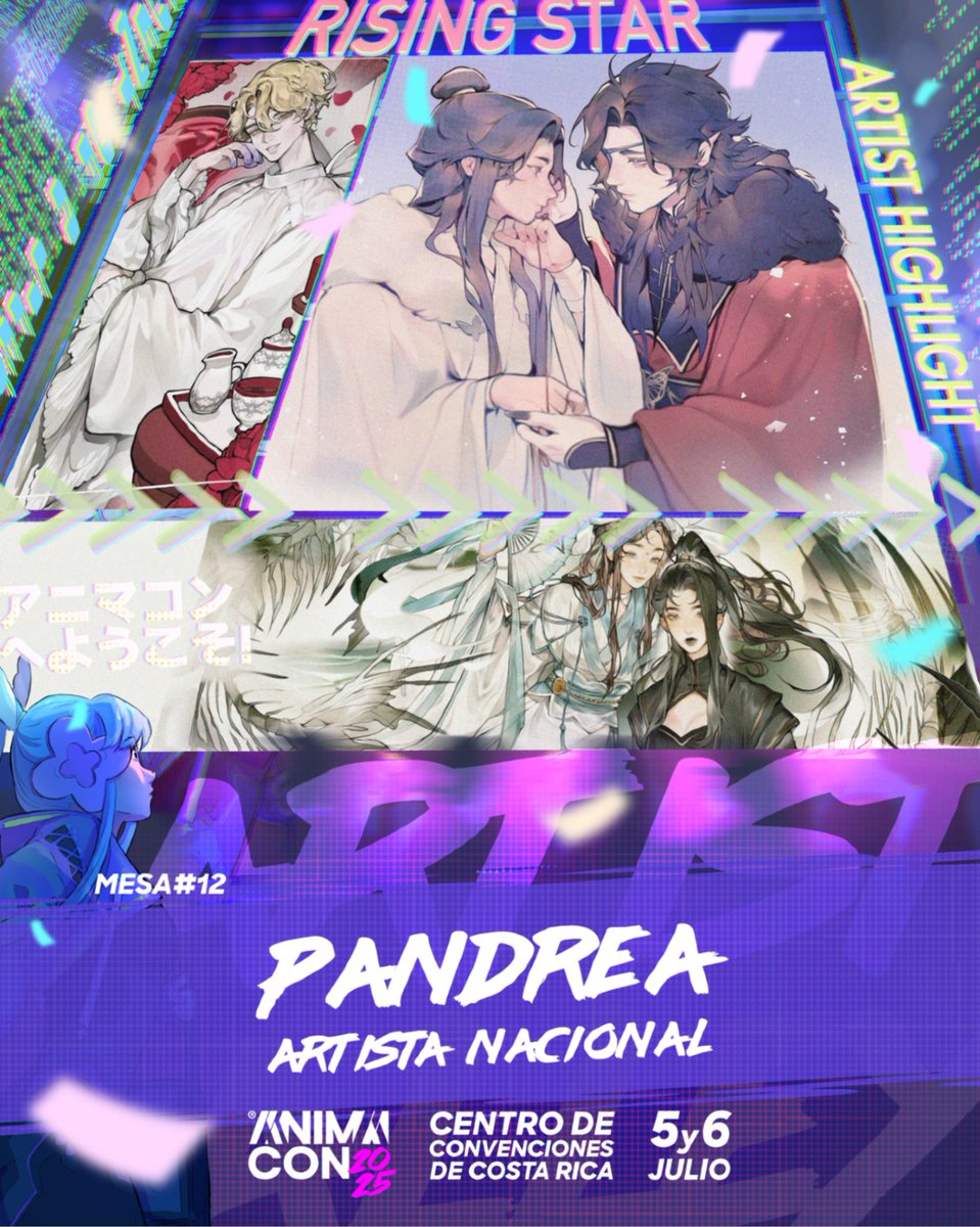animacon_cr's tweet photo. @panonono se une al #AnimaCon2025 ⸜(｡˃ ᵕ ˂ )⸝♡ Ha llegado el momento de darle tu amor a nuestros artistas nacionales ~ Conoce su talento y su merch exclusiva en su mesa en el área de #ArtistAlley ¡LET’S GO!

#animacon #haruka #artistalley #animacon2025 #costarica https://t.co/dTNOBy0LcX